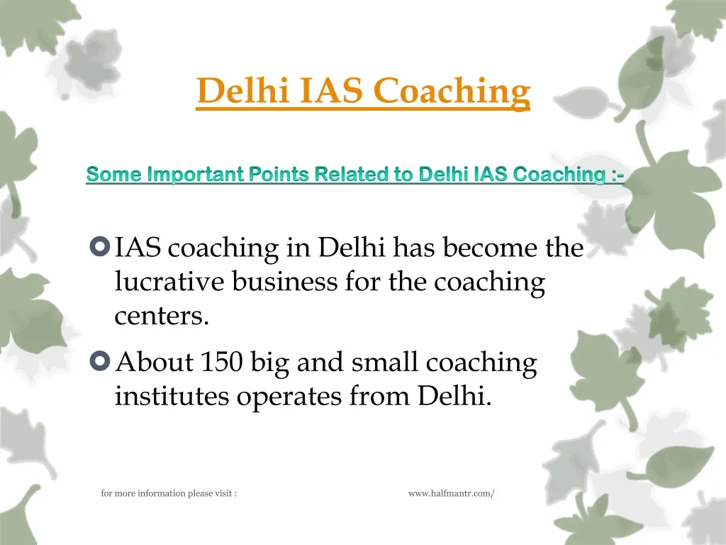 delhi ias coaching