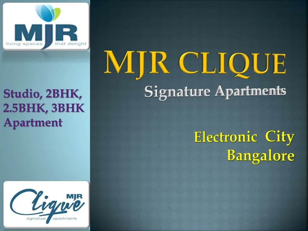 mjr clique signature apartments