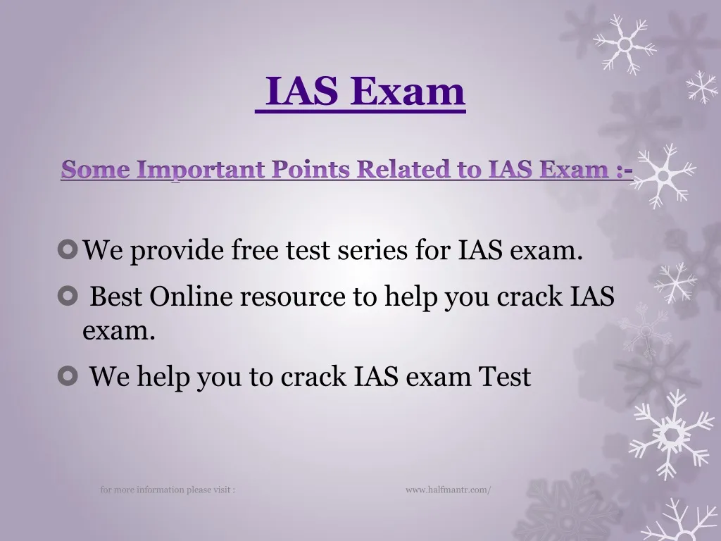 ias exam