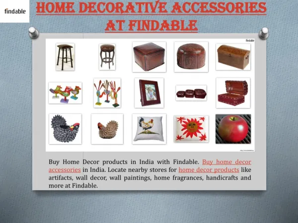 Decorative Home Accessories in India