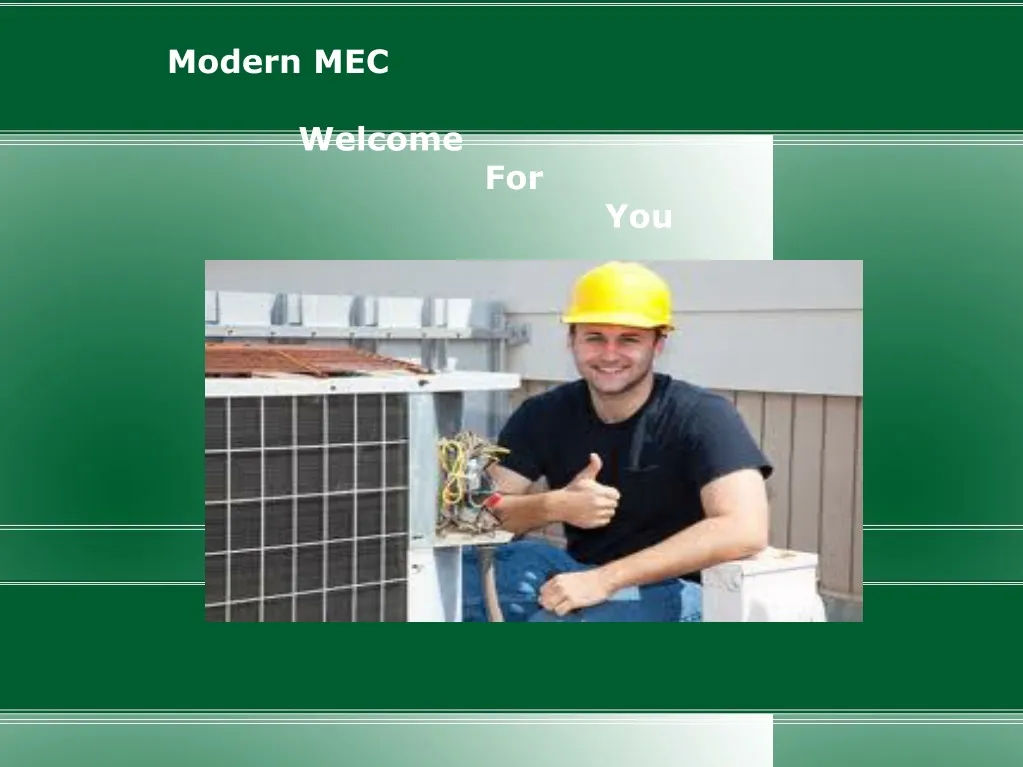 modern mec welcome for you
