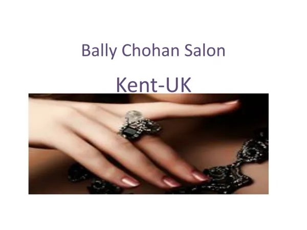 Bally Chohan Salon-UK