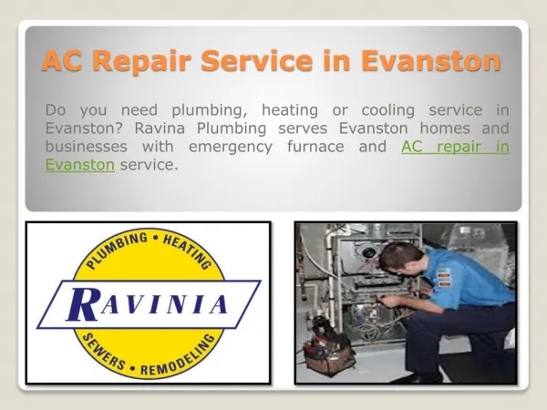AC Repair Service in Evanston