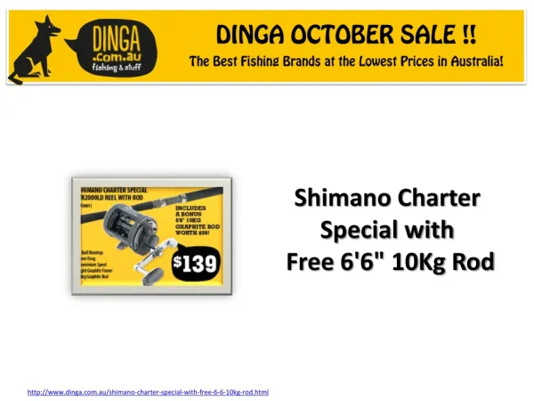 Shimano Charter fishing Rod in October Sale at Dinga !