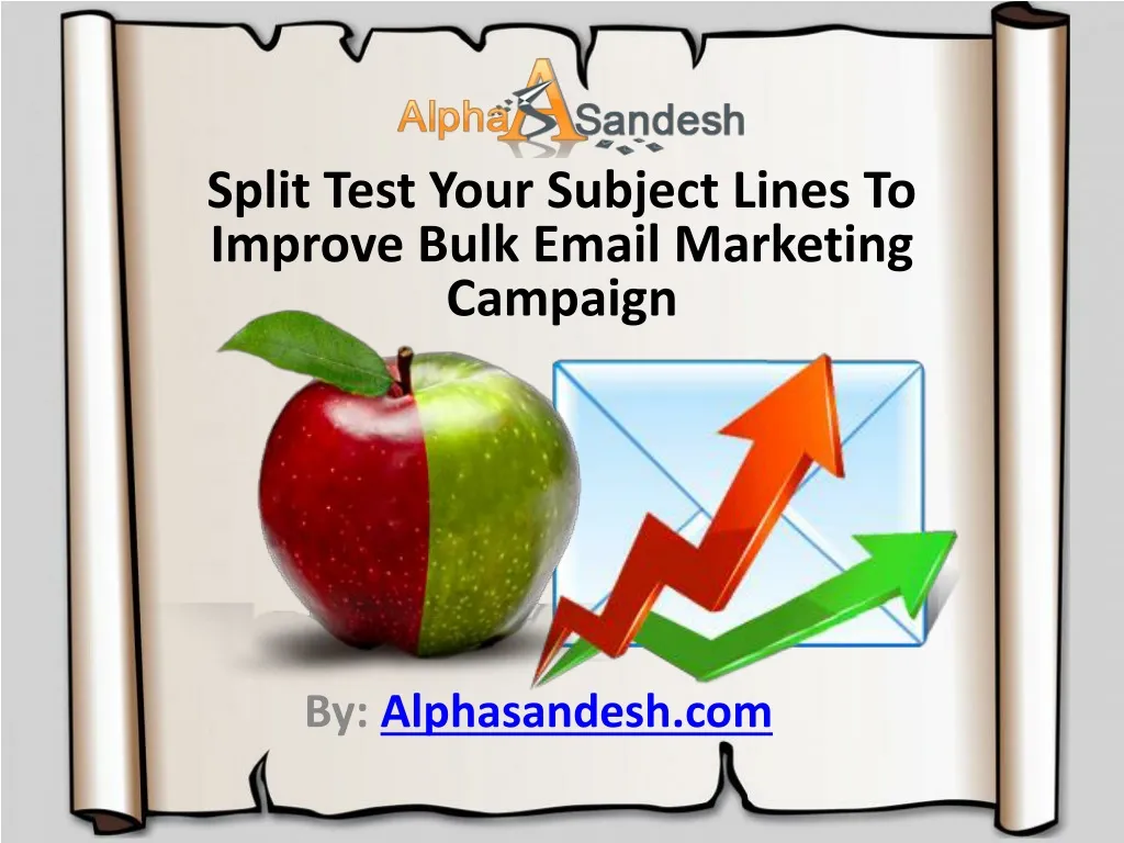 split test your subject lines to improve bulk