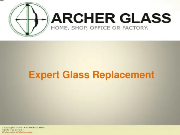 Expert Glass Replacement