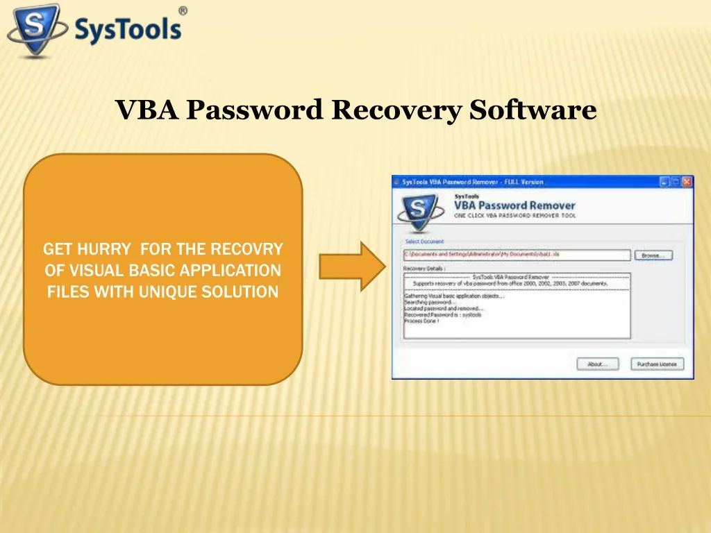 vba password recovery software