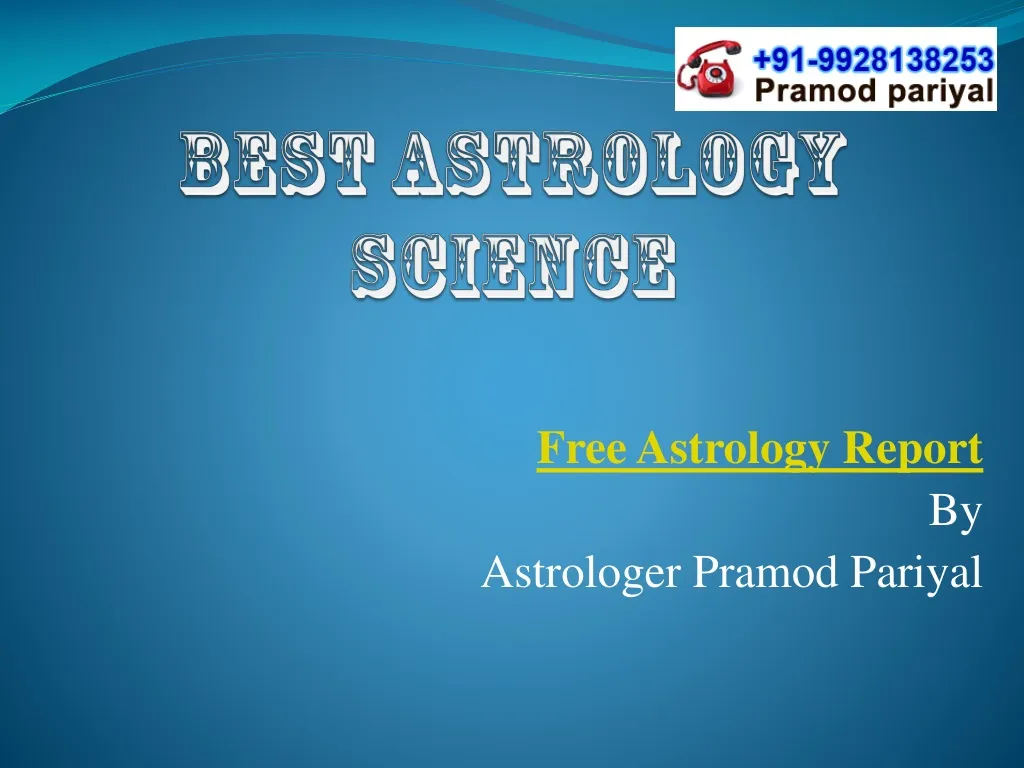 best astrology science