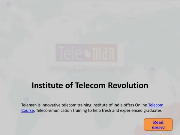 Telecommunication Courses