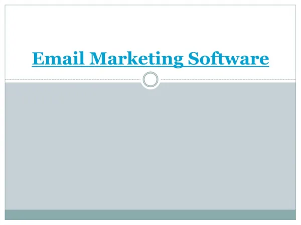 email marketing software | web design india
