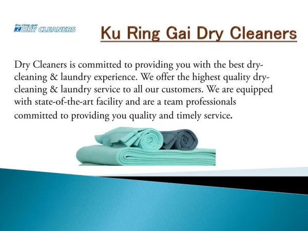 ku Ring Dry Cleaners