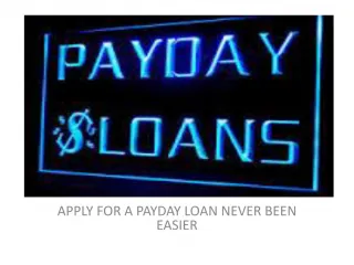 Payday loans - slide 1