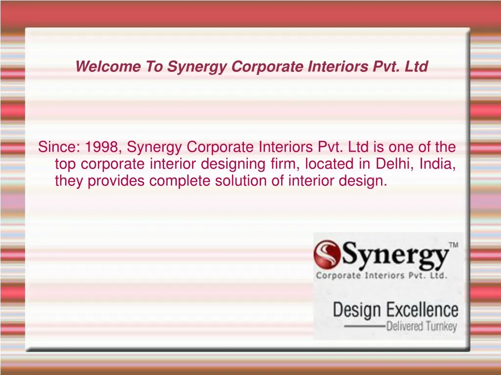 welcome to synergy corporate interiors pvt ltd
