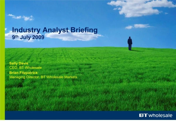 industry analyst briefing 9 th