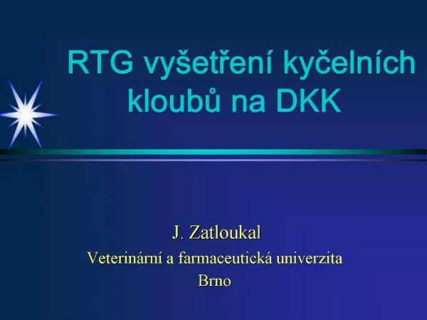 RTG vyšetření kyčelních kloubů na DKK