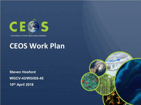 CEOS Work Plan