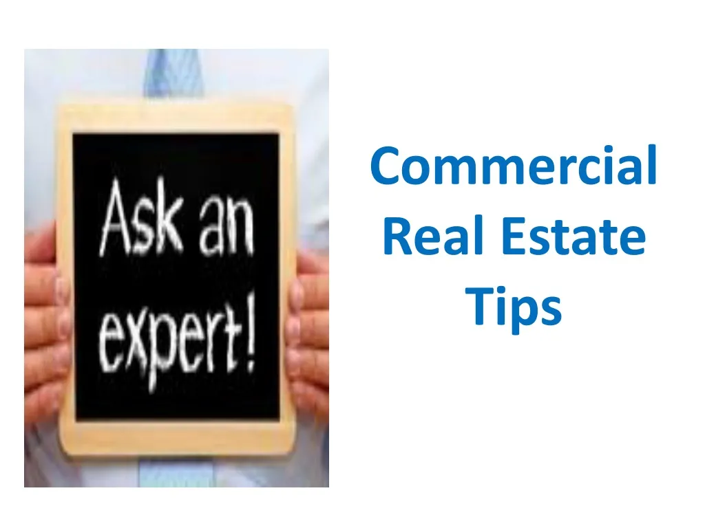 commercial real estate tips