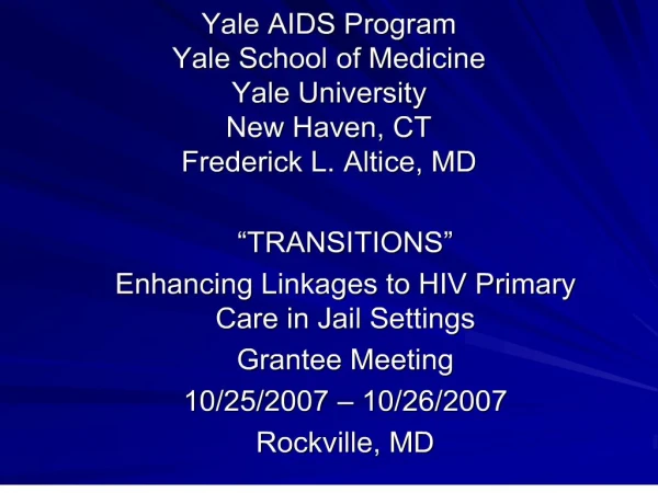 yale aids program