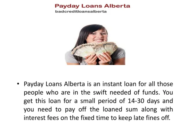 Bad Credit Loans Alberta