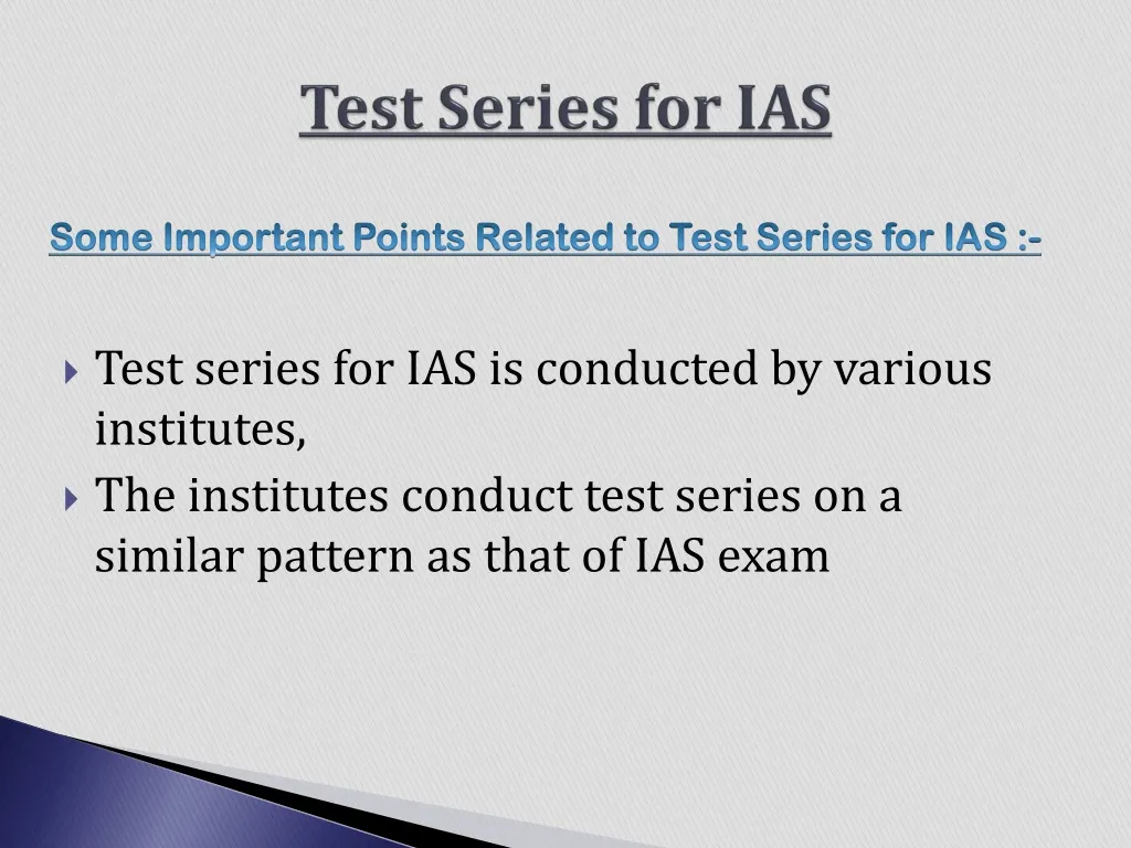 test series for ias