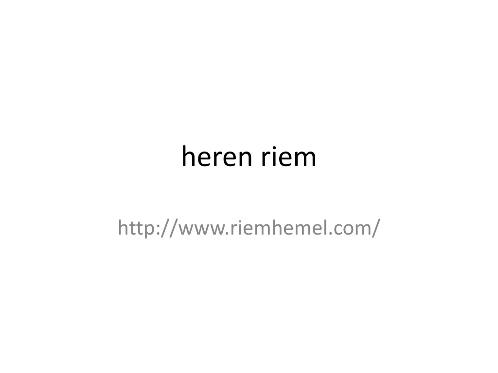 heren riem