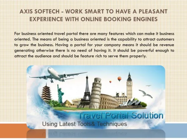 Axis Softech - Work Smart to have a Pleasant Experience with