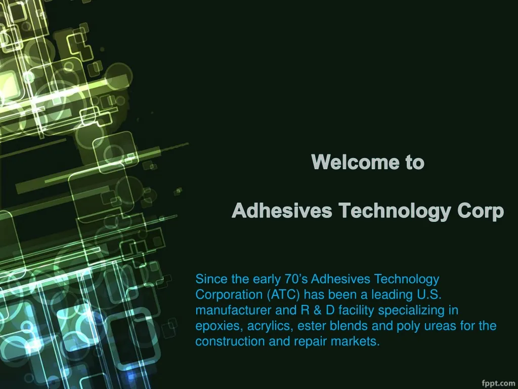 welcome to adhesives technology corp