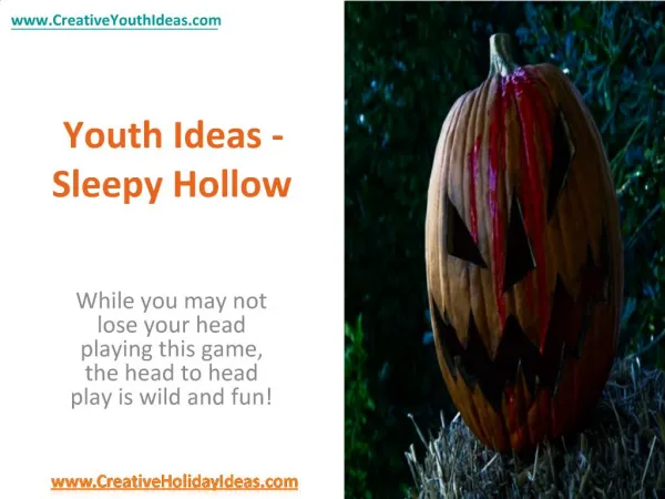 Youth Ideas - Sleepy Hollow