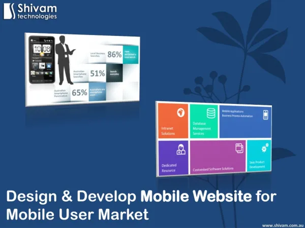 Design & Develop Mobile Website for Mobile User Market