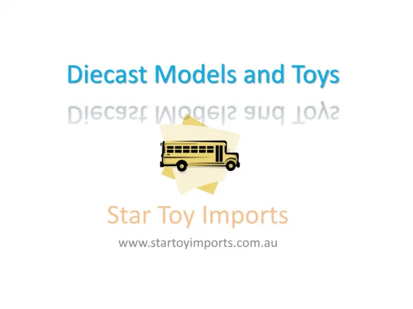 Diecast models cars