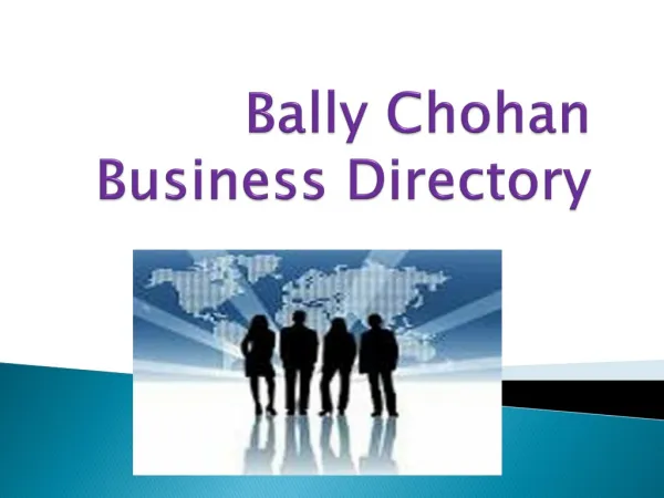 Bally Chohan Business Directory