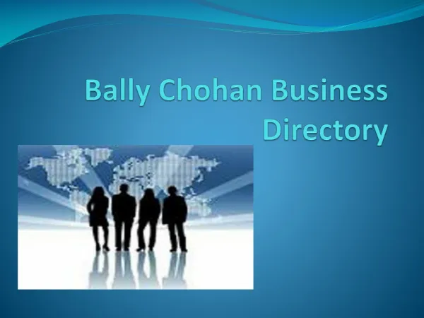 Bally Chohan Business Directory UK