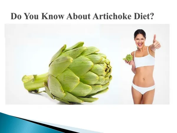 Beneficios de la dieta de la alcachofa