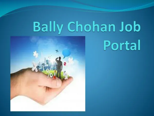 Bally chohan Job Portal