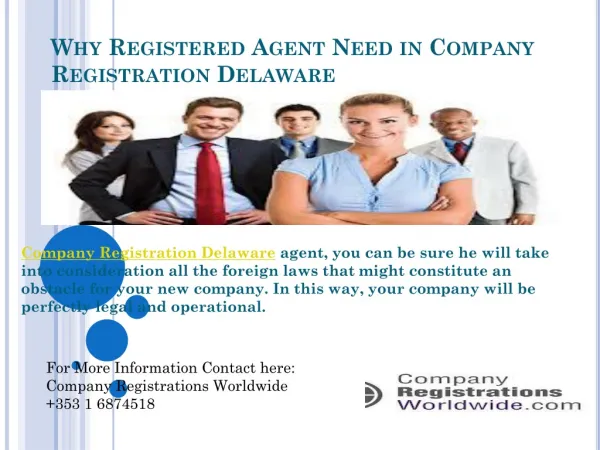 Why Registered Agent Need in Company Registration Delaware