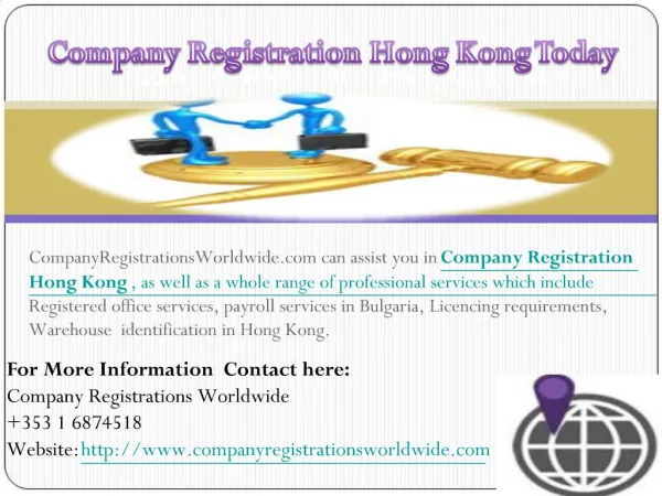 Company Registration Hong Kong Today
