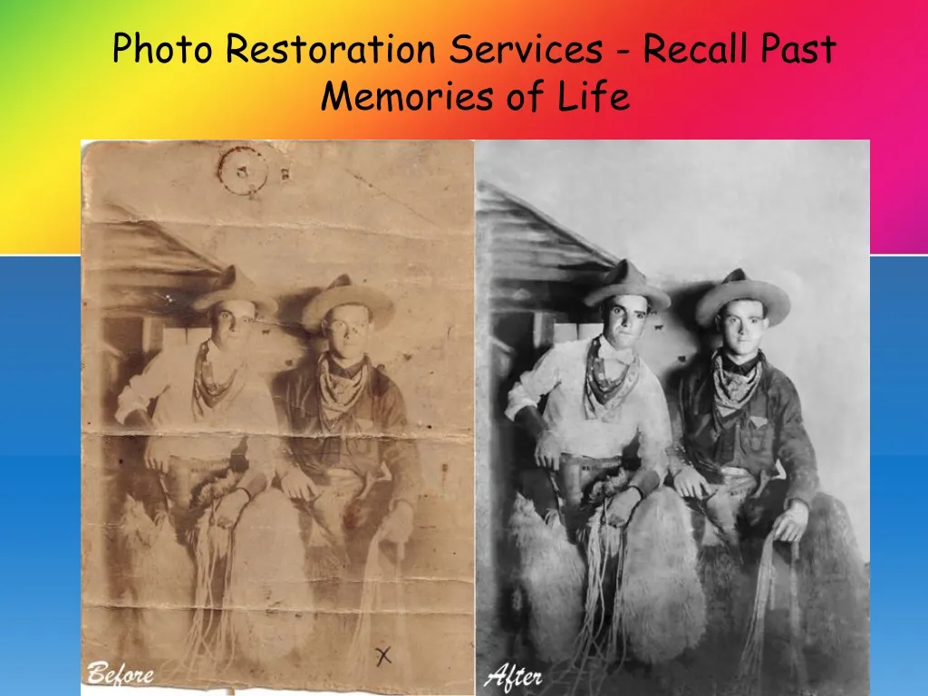 photo restoration services recall past memories of life