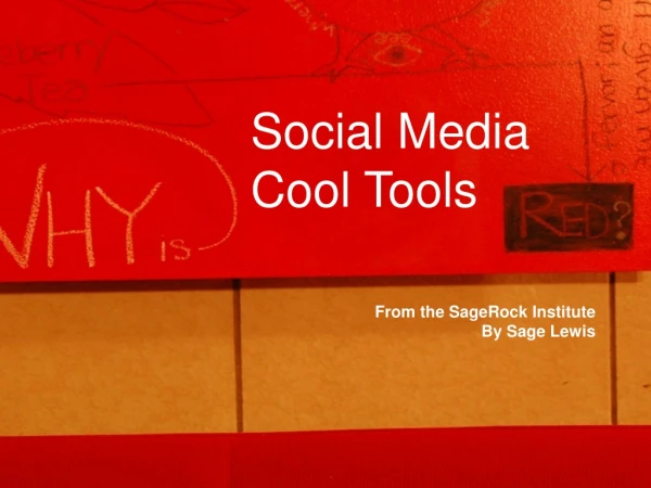 Social Media Cool Tools