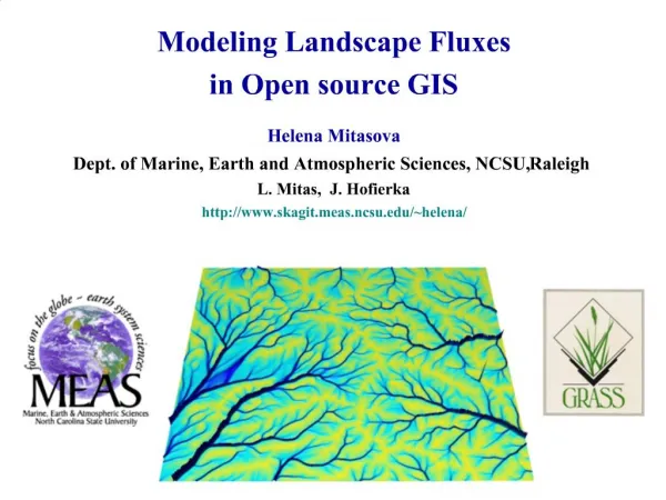 Modeling fluxes in GIS