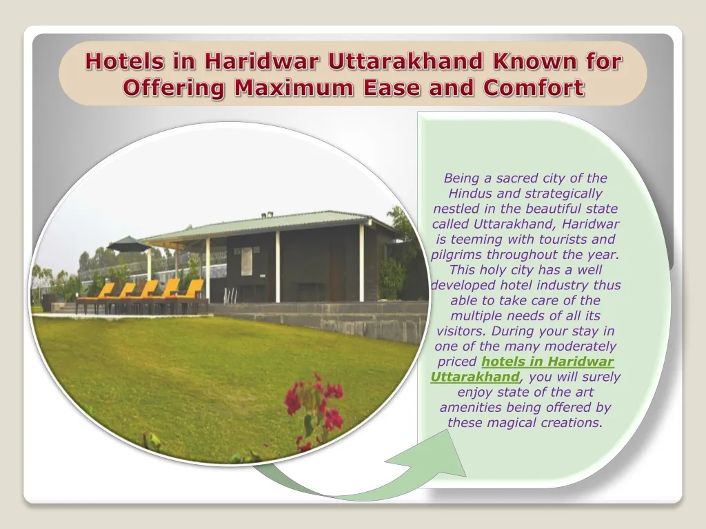 hotels in haridwar uttarakhand known for offering