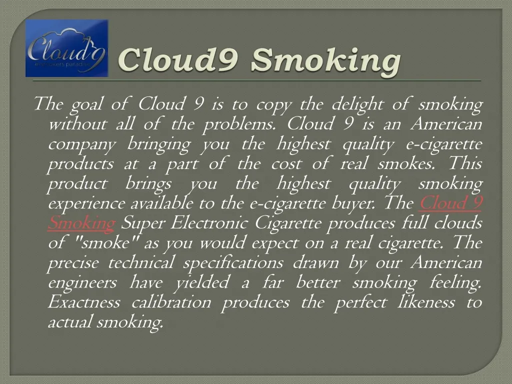 cloud9 smoking