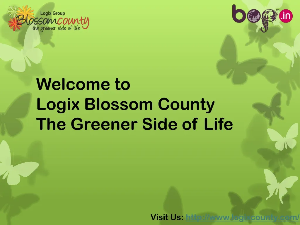 welcome to logix blossom county the greener side of life