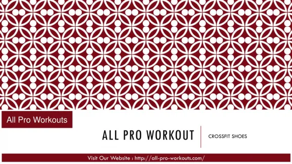 All Pro Workout | CrossFit Shoes
