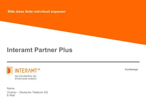Interamt Partner Plus