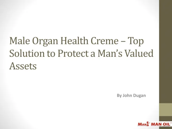 Male Organ Health Creme