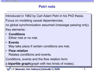 Petri nets - slide 1