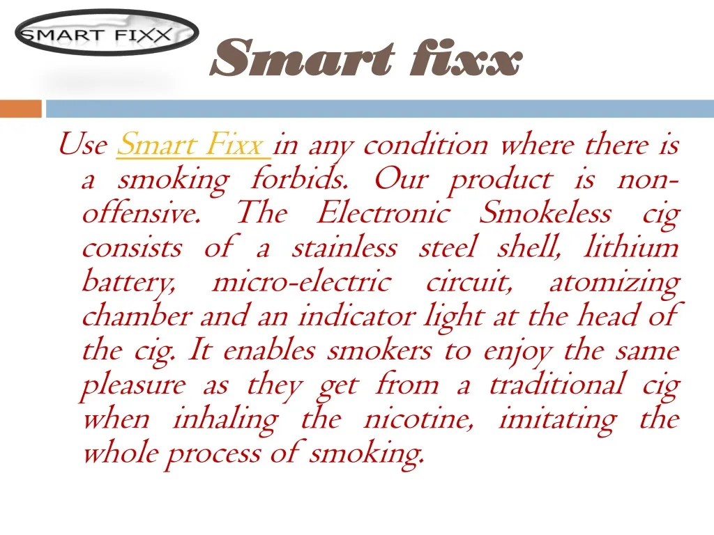 smart fixx