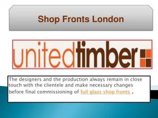 Frameless Glass Shop Fronts - slide 1