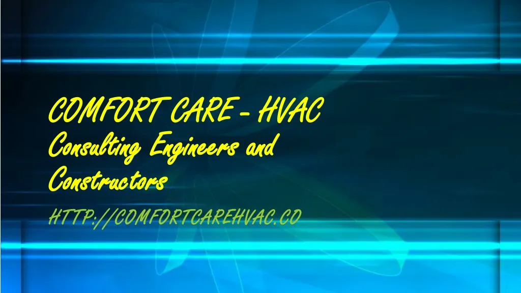 comfort care hvac consulting engineers and constructors