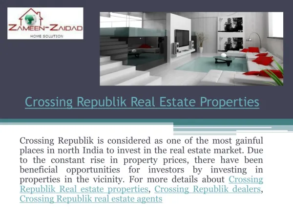 Crossing Republik Real Estate Properties